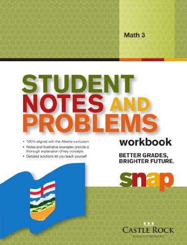 Stock image for Student Notes and Problems Math 3 for sale by Revaluation Books