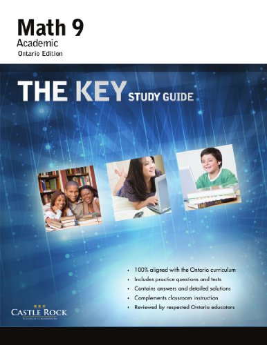 Imagen de archivo de The Key Study Guide Math 9 Academic a la venta por ThriftBooks-Atlanta