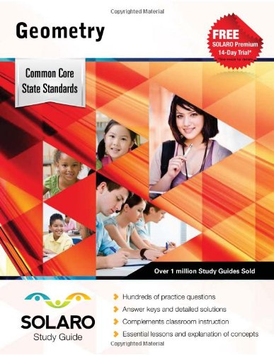 9781770444058: Common Core Geometry: SOLARO Study Guide (Common Core Study Guides)