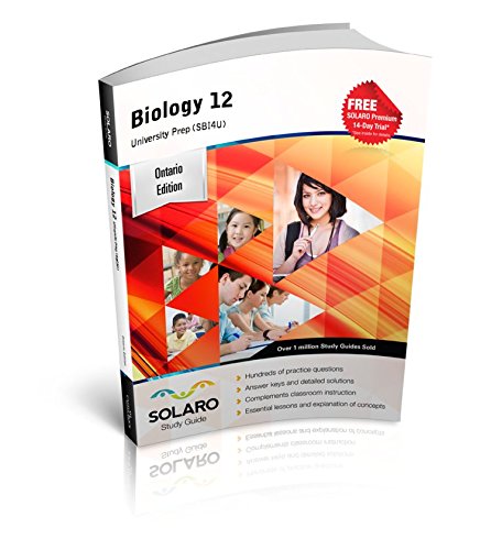 Stock image for Biology 12, University Prep (SBI4U) SOLARO Study Guide for sale by Bay Used Books