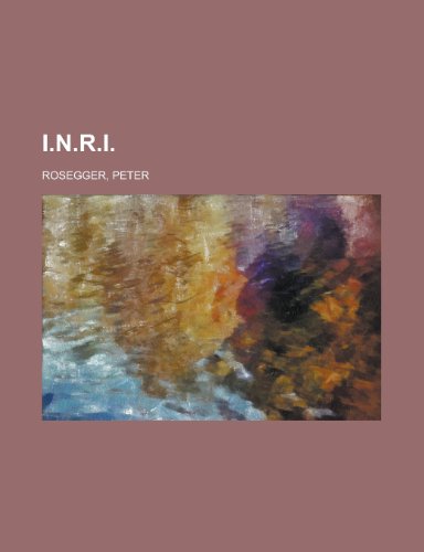 I.n.r.i. (9781770453364) by Rosegger, Peter