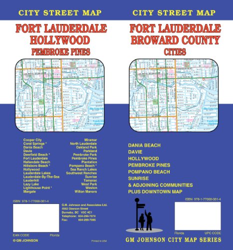 9781770680814: Fort Lauderdale, FL City Street Map