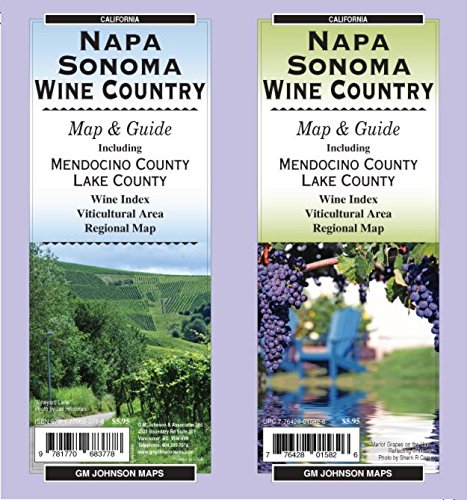 Imagen de archivo de Napa & Sonoma Wineries Map a la venta por GF Books, Inc.