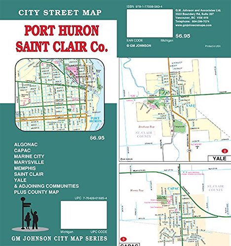 Stock image for Port Huron / St Clair County, Illinois Street Map for sale by GF Books, Inc.