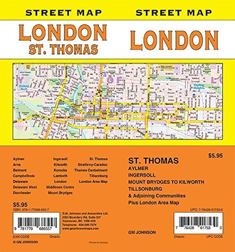 Stock image for London / St. Thomas, Ontario Street Map for sale by GF Books, Inc.