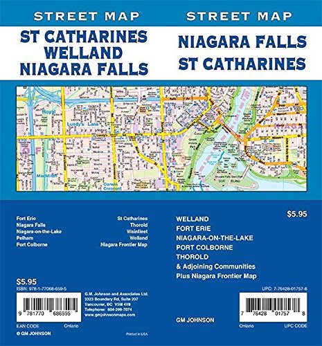 Stock image for Niagara Falls / St. Catharines / Welland, Ontario Street Map for sale by Books Unplugged