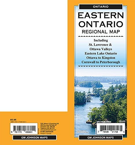 Stock image for Eastern Ontario, Ontario Regional Map for sale by Books Unplugged
