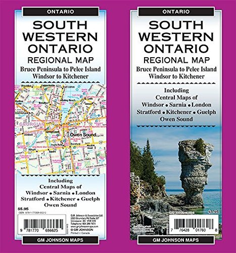 Stock image for Southwestern Ontario, Ontario Regional Map for sale by GF Books, Inc.