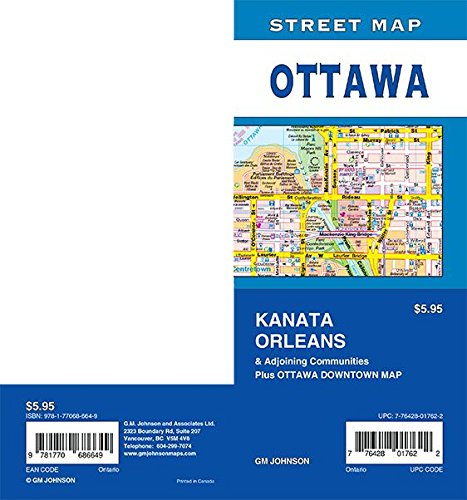 Stock image for Ottawa, Ontario Street Map for sale by GF Books, Inc.