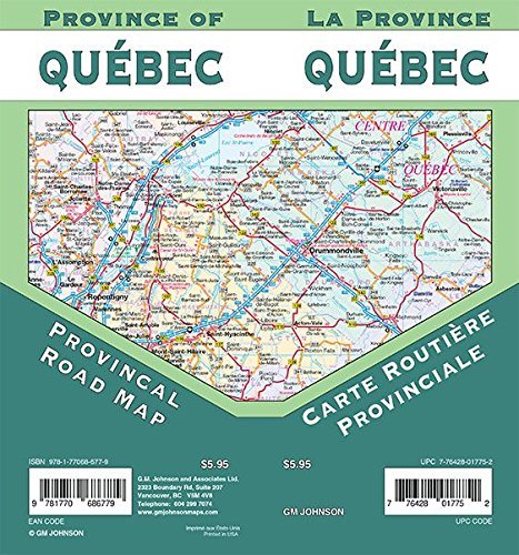 Stock image for Quebec Provincial Map for sale by GF Books, Inc.