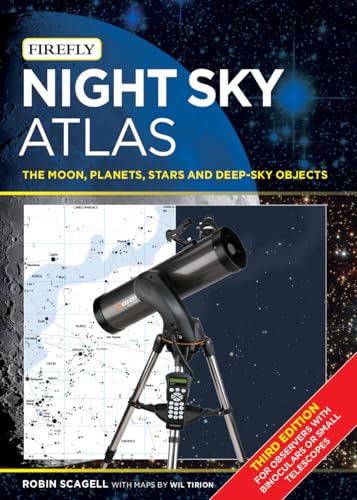 Imagen de archivo de Night Sky Atlas: The Moon, Planets, Stars and Deep-Sky Objects a la venta por Hawking Books