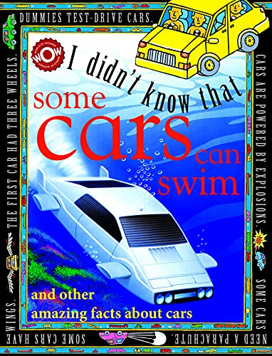 9781770937734: I Didn't Know That Some Cars Can Swim