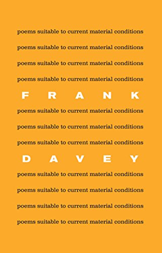 9781771260534: Poems Suitable to Current Material Conditions