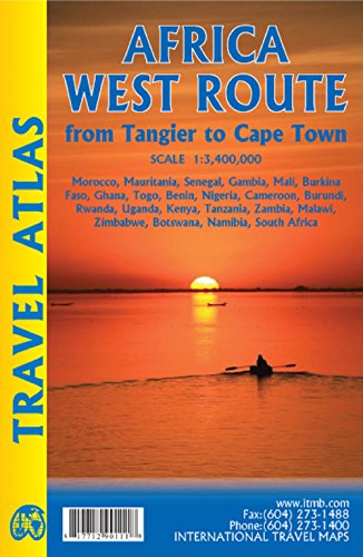 9781771290111: Africa West Route: Tangier - Cape Town via Senegal atlas (2017)