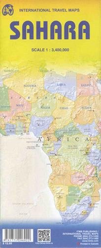 Imagen de archivo de Sahara Travel Reference Map 1:3,400,000 a la venta por Book Deals