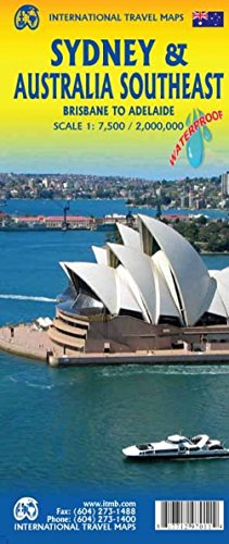 Beispielbild fr Sydney and Australia Southeast Travel Reference Map zum Verkauf von HPB-Emerald