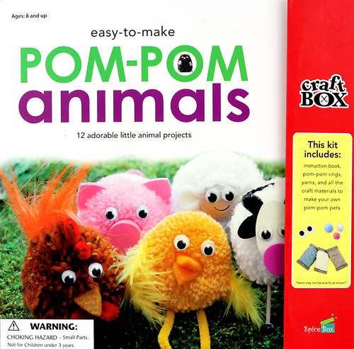 Stock image for Easy-to-Make Pom-Pom Animals: 12 Adorable Little Animal Projects (Craft Box Kids) for sale by SecondSale