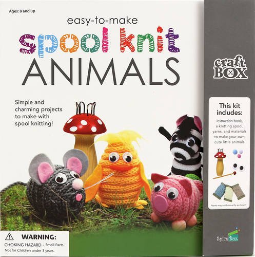 Stock image for Easy-to-Make Spool Knit Animals: Simple and Charming Projects to Make With Spool Knitting! (Craft Box) for sale by Zoom Books Company