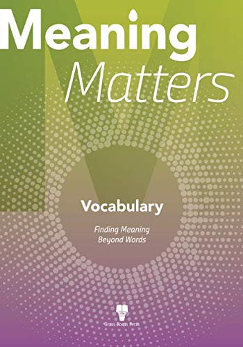 Stock image for Meaning Matters : Vocabulary for sale by Better World Books: West