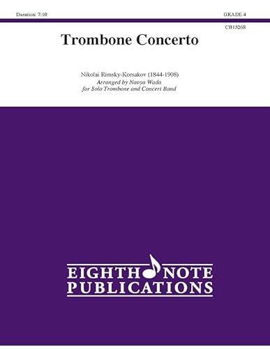 9781771570831: Trombone Concerto: For Solo Trombone and Concert Band, Conductor Score & Parts (Eighth Note Publications)