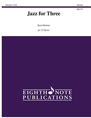 Stock image for Jazz for Three (Score & Parts) (Eighth Note Publications) for sale by Magers and Quinn Booksellers