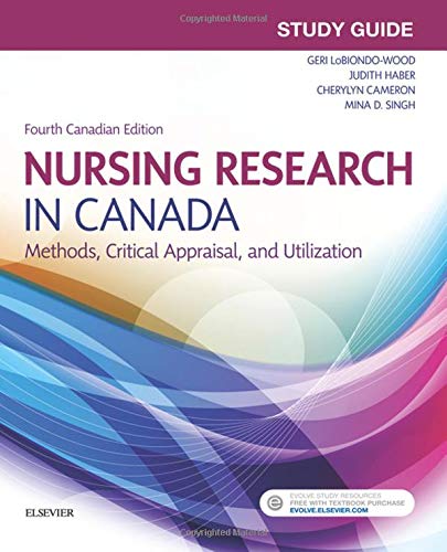 Stock image for Study Guide for Nursing Research in Canada, 4th Edition for sale by GF Books, Inc.