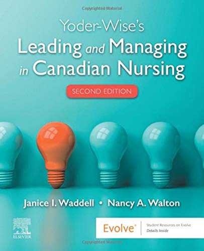 Stock image for Yoder-Wises Leading and Managing in Canadian Nursing for sale by Zoom Books Company