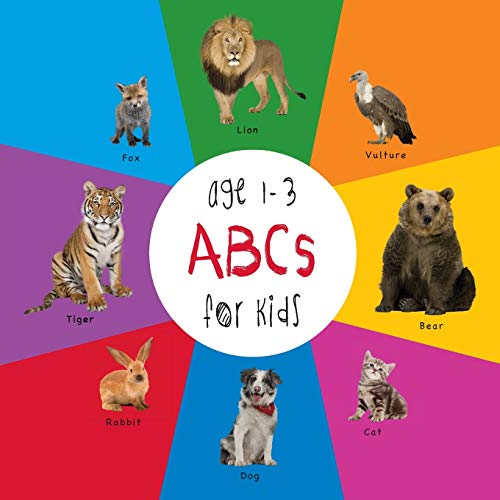 Imagen de archivo de ABC Animals for Kids age 1-3 (Engage Early Readers: Children's Learning Books) with FREE EBOOK a la venta por Russell Books