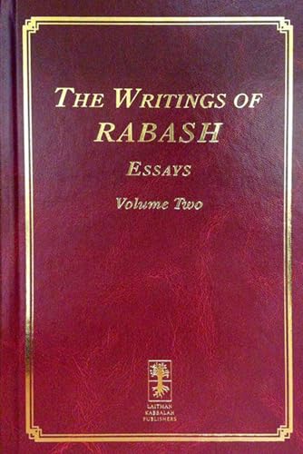 Imagen de archivo de The Writings of RABASH Letters Volume One Volume 1 a la venta por PBShop.store US
