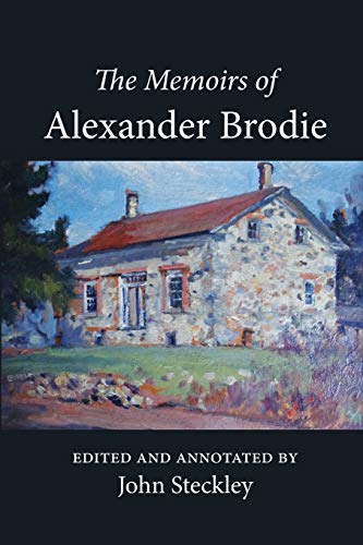 Stock image for The Memoirs of Alexander Brodie for sale by Roundabout Books