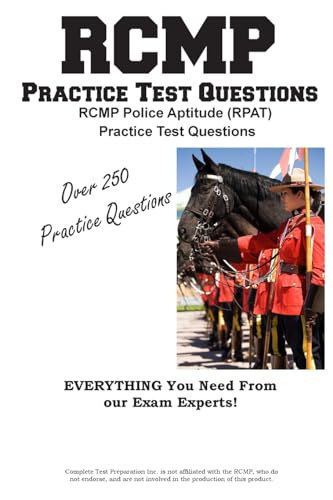 Imagen de archivo de RCMP Practice!: RCMP Police Aptitude (RPAT) Practice Test Questions a la venta por Red's Corner LLC