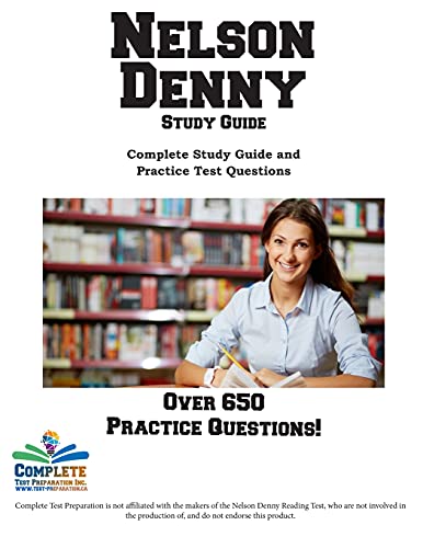 Stock image for Nelson Denny Study Guide: Complete Study Guide and Practice Test Questions for sale by Lucky's Textbooks