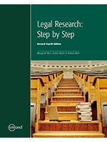 Stock image for LEGAL RESEARCH: STEP BY STEP, REVISED 4TH EDITION for sale by Better World Books