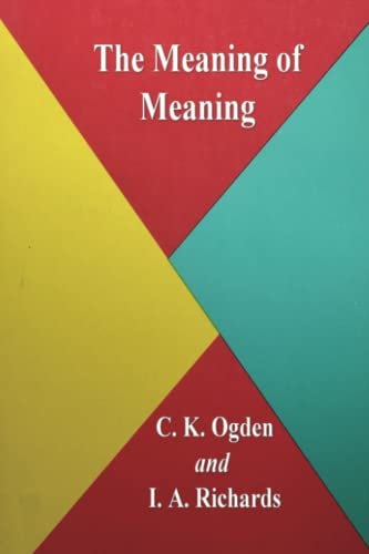 Stock image for The Meaning of Meaning for sale by GF Books, Inc.