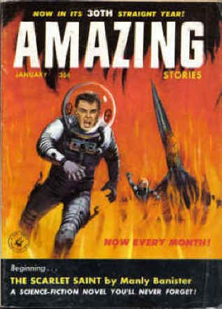 9781773456010: Amazing Stories, January 1956, Featuring Part 1 of Banister's *The Scarlet Saint* (Volume 30, No. 1)