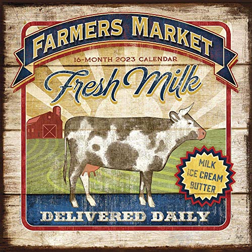 Beispielbild fr Farmer's Market | 2023 12 x 24 Inch Monthly Square Wall Calendar | Hopper Studios | Food Artwork zum Verkauf von BooksRun