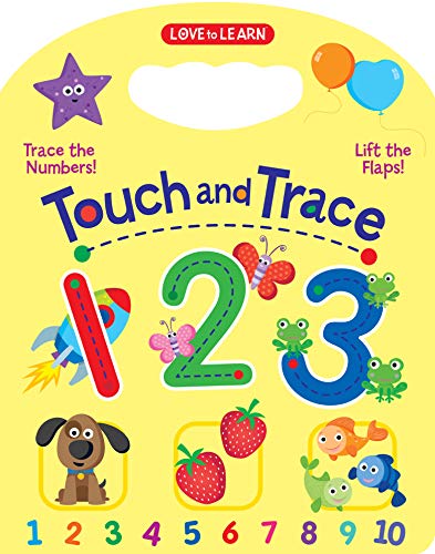 Stock image for 123-Learn Shapes and Sounds of Numbers with this Interactive Touch and Trace Board Book for sale by SecondSale