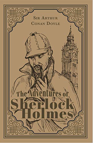 Imagen de archivo de The Adventures of Sherlock Holmes; Sir Arthur Conan Doyle Classic Novel, (Mystery, Crime Solving), Ribbon Page Marker, Perfect for Gifting a la venta por HPB-Ruby