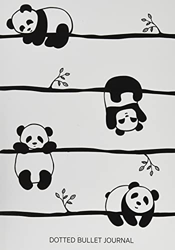 Imagen de archivo de Cute Pandas - Dotted Bullet Journal: Medium A5 - 5.83X8.27 a la venta por PlumCircle