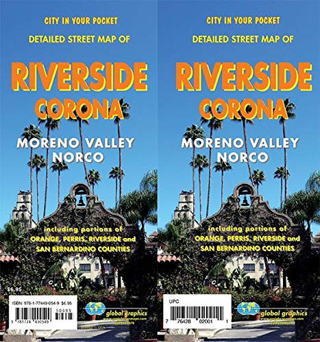 9781774490549: Riverside / Corona / Moreno Valley / Norco, California Street Map