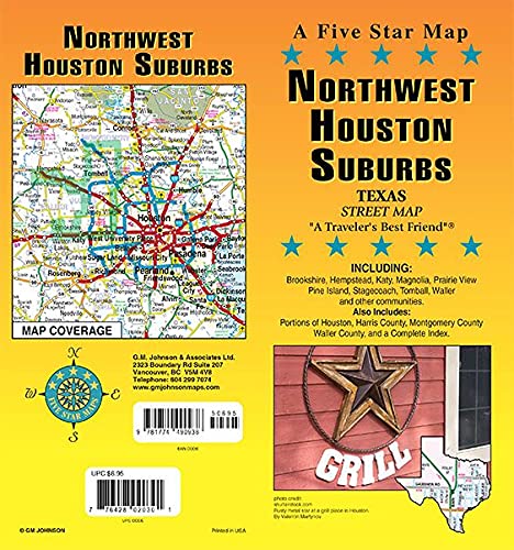 Beispielbild fr Northwest Houston Suburbs / Tomball / Waller , Texas Street Map zum Verkauf von Books Unplugged