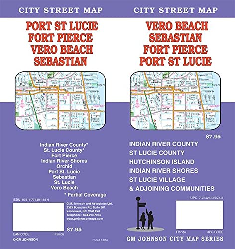 

Fort Pierce / Port St Lucie / Vero Beach / Sebastian, Florida Street Map