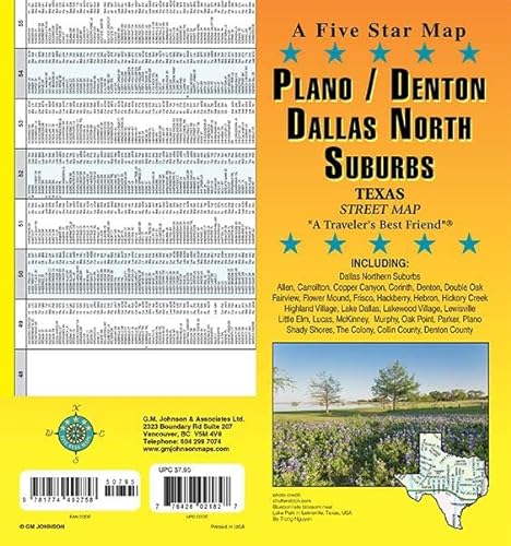 Stock image for Denton / Plano / McKinney / Dallas North, Texas Street Map for sale by Books Unplugged