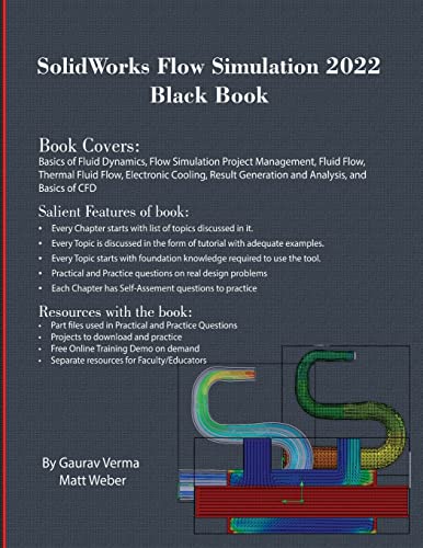 9781774590553: SolidWorks Flow Simulation 2022 Black Book