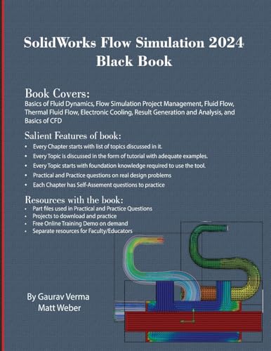 9781774591314: SolidWorks Flow Simulation 2024 Black Book