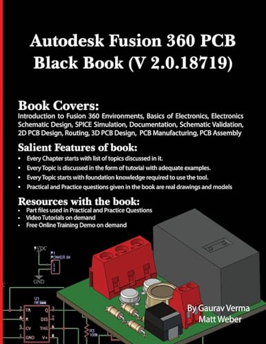 Stock image for Autodesk Fusion 360 PCB Black Book (V 2.0.18719) for sale by Books Puddle