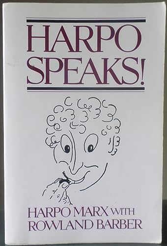 Stock image for Harpo Speaks! for sale by GF Books, Inc.