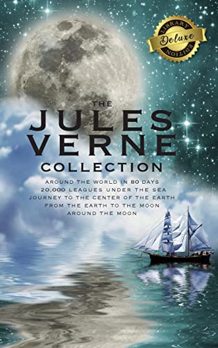 Stock image for The Jules Verne Collection (5 Books in 1) Around the World in 80 Days, 20,000 Leagues Under the Sea, Journey to the Center of the Earth, From the . Around the Moon (Deluxe Library Edition) for sale by SecondSale