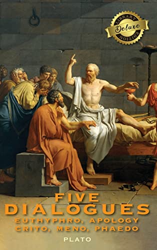9781774764664: Five Dialogues: Euthyphro, Apology, Crito, Meno, Phaedo (Deluxe Library Edition)