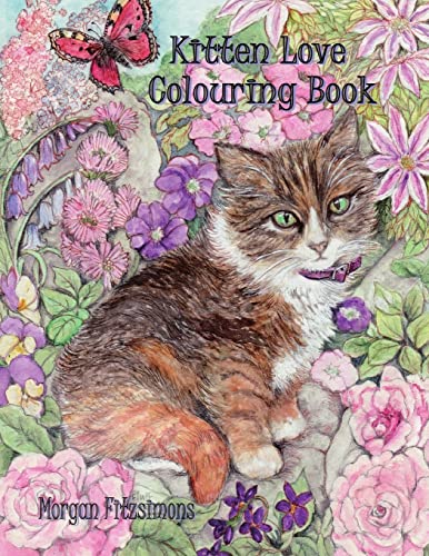 Stock image for Kitten Love Colouring Book Art Therapy Collection for sale by PBShop.store US